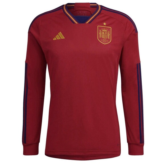 2022-23 Spain Home Shirt Long Sleeve - Size XL - Picture 5 of 6